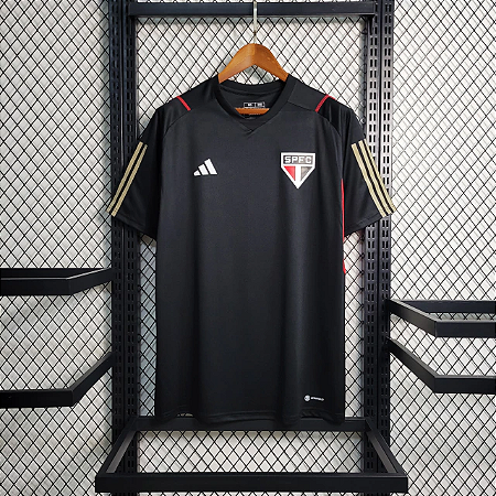 Camisa São Paulo 2023/2024 - Torcedor Adidas Masculino Treino Preta
