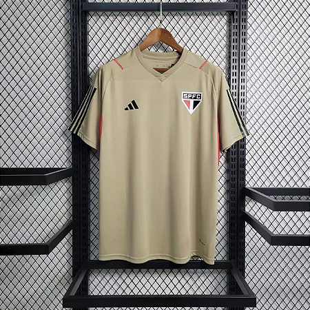Camisa São Paulo 2023/2024 - Torcedor Adidas Masculino Treino Dourada