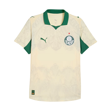 Camisa Palmeiras 2025/2026 - Torcedor Puma Masculino Mundial de Clubes Creme