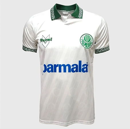 Camisa Palmeiras Retrô 1993/1994 - Torcedor Rhumell Masculino Branca