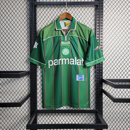 Camisa Palmeiras Retrô 1999 - Torcedor Rhumell Masculino Verde