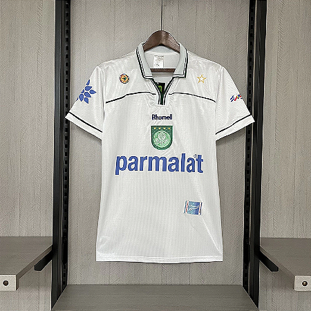 Camisa Palmeiras Retrô 1999 - Torcedor Rhumell Masculino Branca