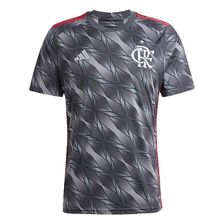 Camisa Flamengo 2024/2025 - Torcedor Adidas Masculino Preta