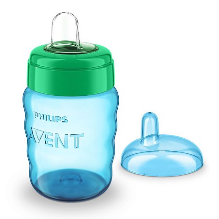 Copo Bico de Silicone Easy Sip Cup 260ml Azul Philips Avent (9m+)