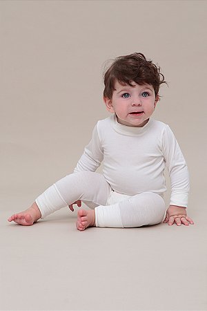 Pijama Bebê PJ Penka Branco (4-9m)