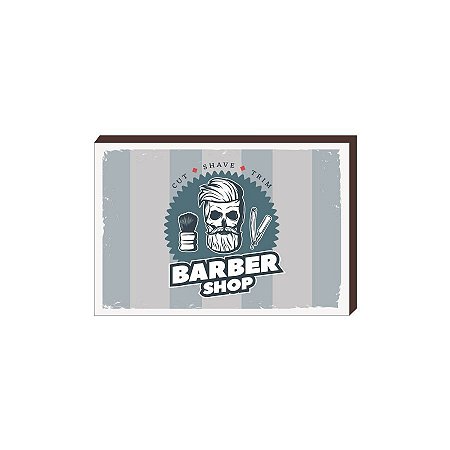 Quadro Decorativo  Barbearia Barber Shop Mod. 12 [BoxMadeira]