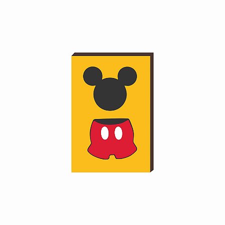 Quadro decorativo Mickey Mod. 03 [Box de Madeira]