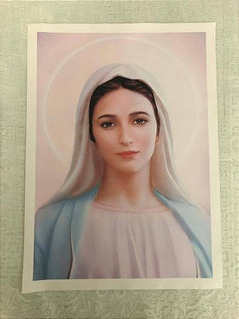 Tela para Quadro de Nossa Senhora Rainha da Paz
