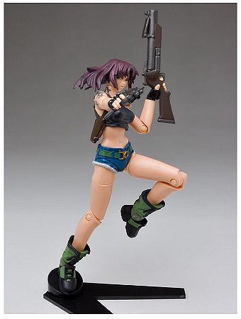 Kaiyodo Revoltech Series 12 Black Lagoon Revy Crossover Colecionaveis