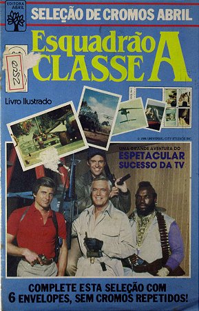 Esquadrão Classe A Seleção de Cromos Abril Livro Ilustrado 1986