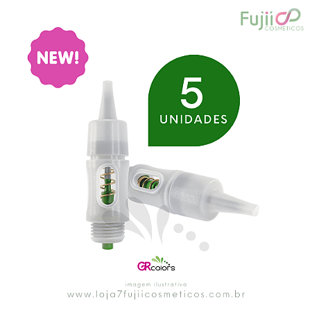 5 Unidades - Agulha GR CLICK C 5 Pontas Linear (Flat)