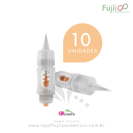 10 Unidades  - Agulha CLICK C GR 7 Pontas Circular Sombreado (Round Shadow)
