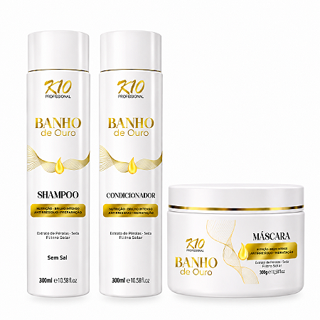 KIT HOME CARE BANHO DE OURO 320ML