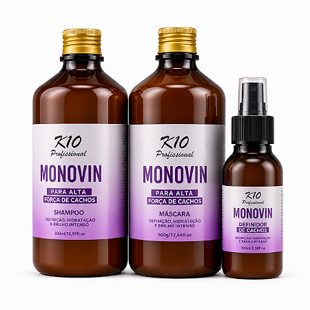 KIT MONOVIM PARA QUEDA CAPILAR 500ML / TÔNIXO 100ML