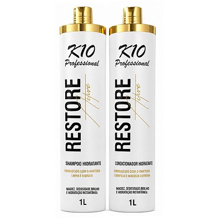 KIT SHAMPOO E CONDICIONADOR RESTORE PÓS QUÍMICA 1L