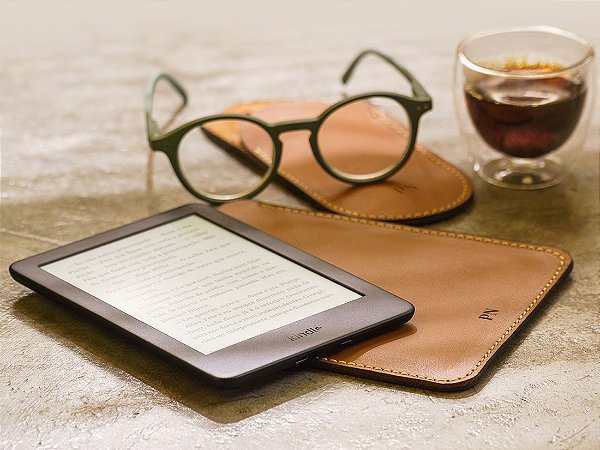 Capa para E-reader Kindle em Couro Legítimo