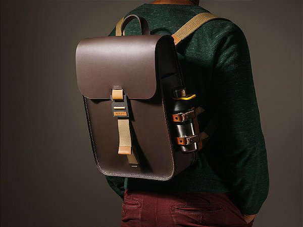 Mochila Andaluz - Couro Marrom Café