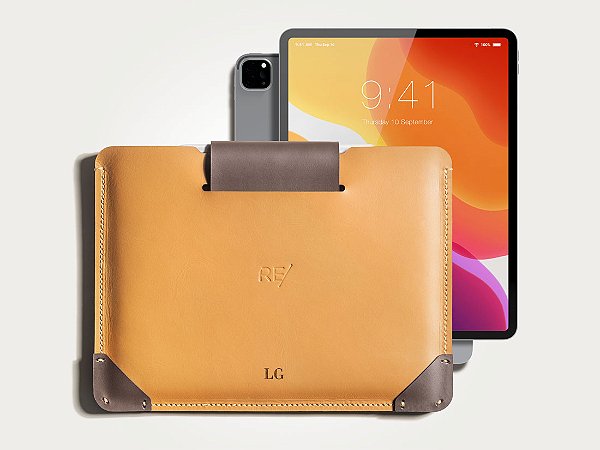 Capa para iPad, iPad Pro e iPad Air em Couro Legítimo