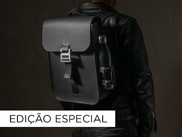 Mochila Andaluz Edição Especial All Black - Couro Preto