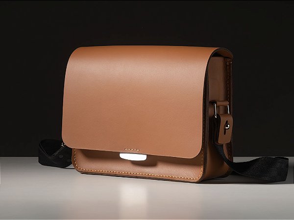 Bolsa Alma - Couro Caramelo