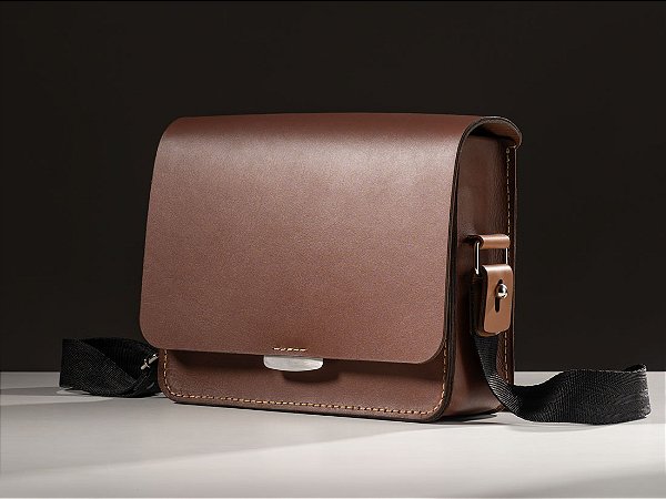 Bolsa Alma - Couro Marrom Café