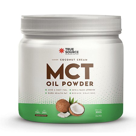 MCT Oil Powder - Coconut Cream - 300g - True Source