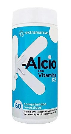 K-Alcio Cálcio com Vitamina K2 - 60 Comprimidos - Stem Pharmaceutical