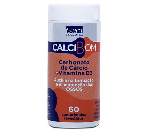 Calcibom - 60 Comprimidos - Stem Pharmaceutical