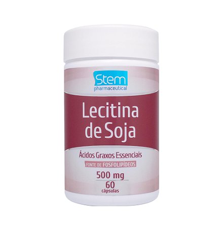 Lecitina de Soja - 60 Cápsulas - Stem Pharmaceutical
