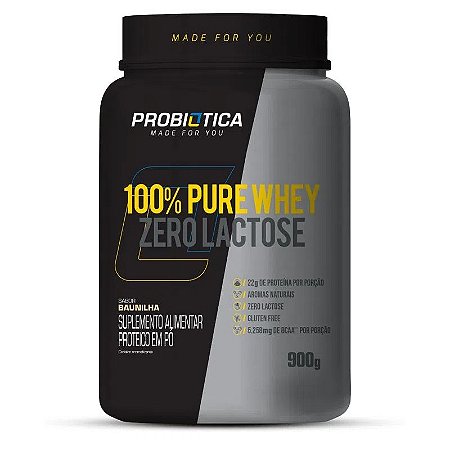 100% Pure Whey - Baunilha - 900g - Probiótica