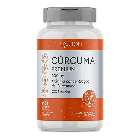Curcuma Premium - 60 Cápsulas - Lauton