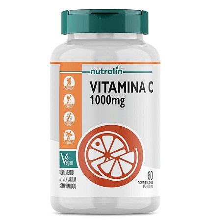 Vitamina C 1000mg - 60 Comprimidos - Nutralin