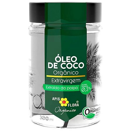 Óleo de Coco Orgânico Extravirgem - 300ml - Apis Flora