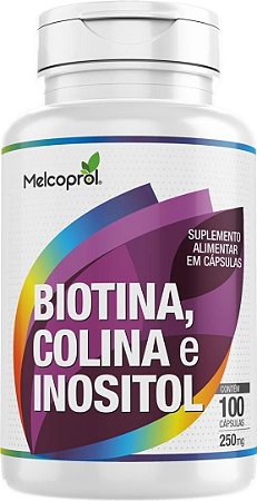 MELCOPROL BIOTINA COLINA E INOSITOL 100 CAPS