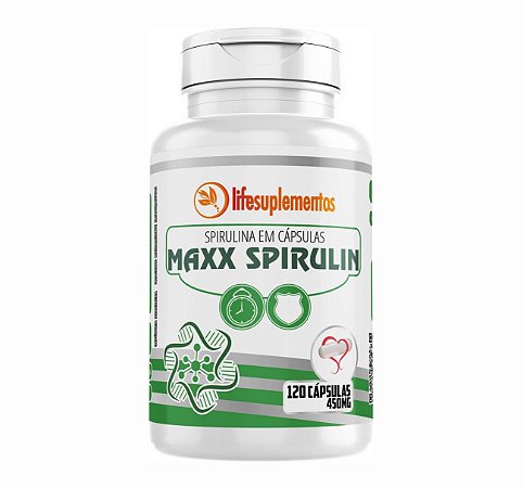 Maxx Spirulin - 120 Cápsulas - Melcoprol