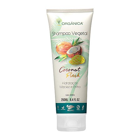 Shampoo Vegetal Coconut Fresh - 250ml - Orgânica
