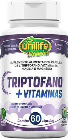 UNILIFE TRIPTOFANO + VITAMINAS 60 CAPS