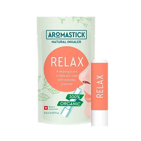 Inalador Natural Nasal - Relax - 0,8ml - Aromastick