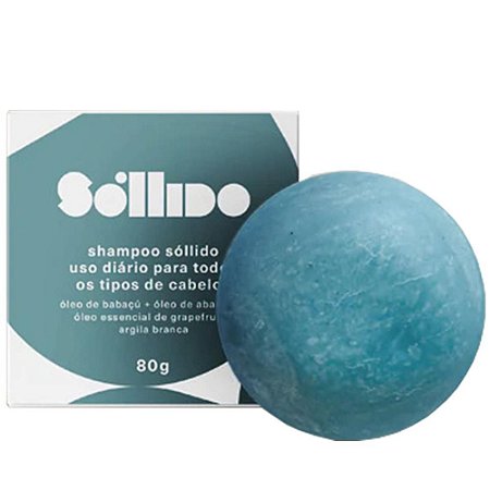 Shampoo Natural Care Uso Diário - Todos os Tipos de Cabelo - 80g - Sollido
