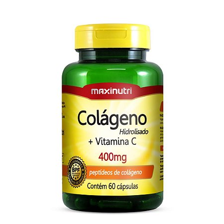 Colágeno + Vitamina C - 60 cápsulas - Maxinutri - Vittalive: Longevidade  com saúde e bem-estar.