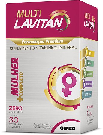 Multi Mulher Completo - 30 comprimidos - Lavitan Vitaminas