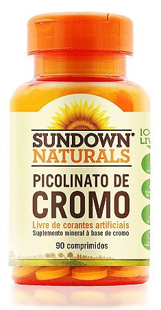 Picolinato de Cromo - 90 comprimidos - Sundown Naturals