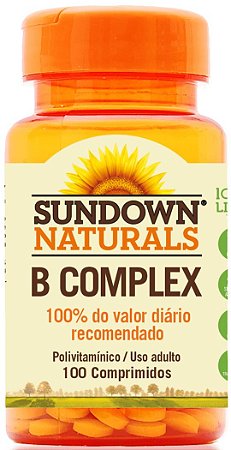 B Complex - 100 comprimidos - Sundown Naturals
