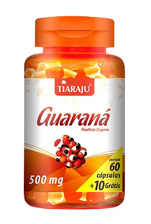 Guaraná - 60+10 Cápsulas - Tiaraju