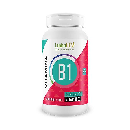 Vitamina B1 - 60 cápsulas - LinhoLEV