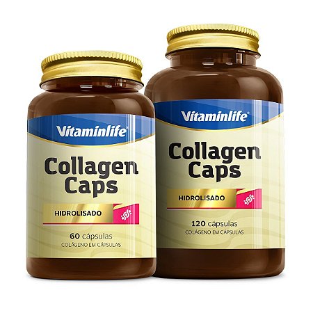 Collagen Caps - 60 cápsulas - Vitaminlife