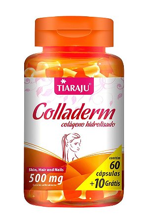 Colladerm Colageno Hidrolisado - 60+10 Cápsulas - Tiaraju