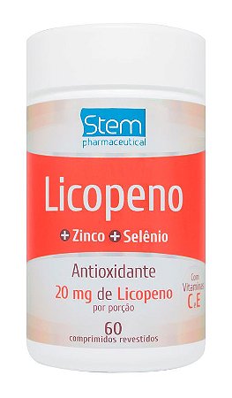 Licopeno com Zinco e Selênio - 60 comprimidos - Stem Pharmaceutical -  Vittalive: Longevidade com saúde e bem-estar.