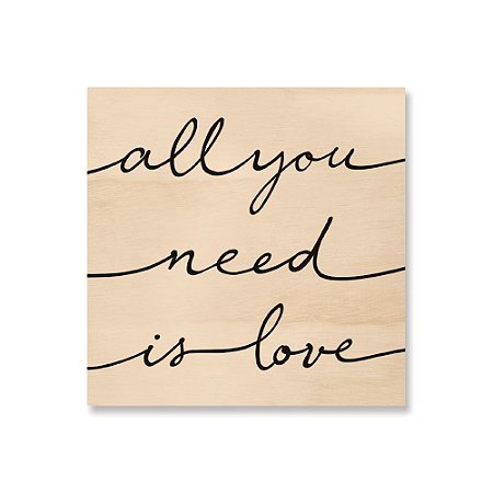 Print - All you need is love