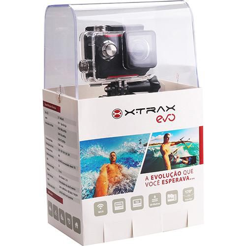 Câmera de Ação Xtrax Evo 12MP Mini-USB Full HD com Função Wi-fi + Vinte acessorios